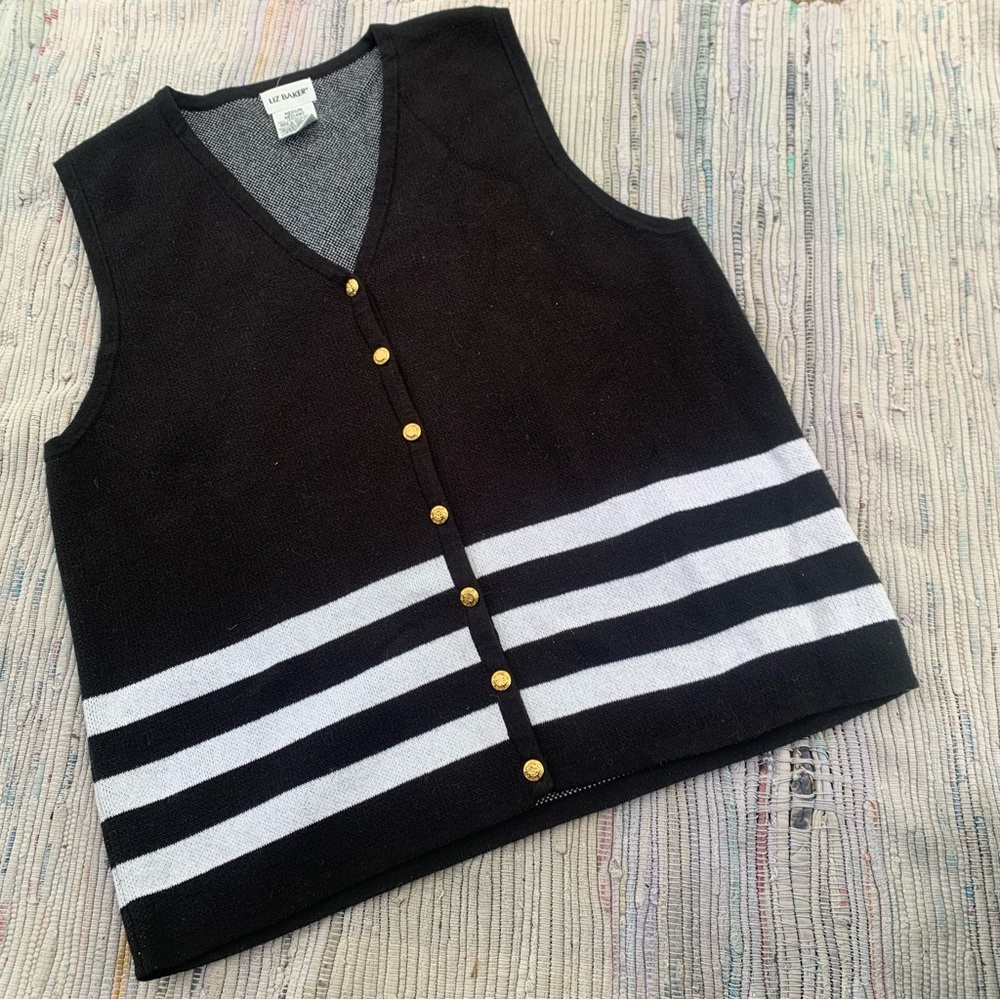 VINTAGE Cotton Sweater Vest